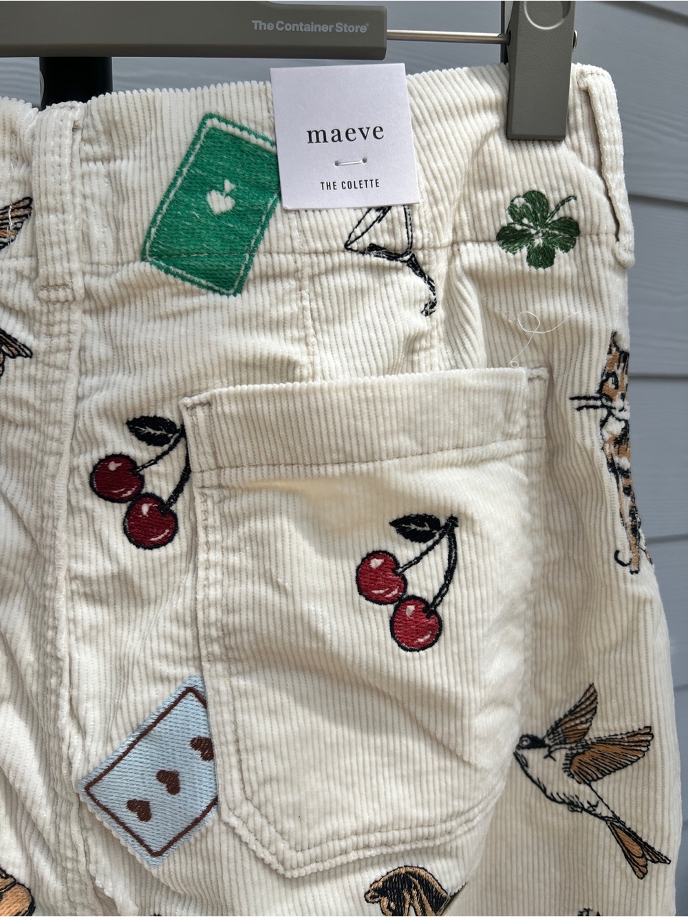 Anthropologie Maeve Cream Pants 29 Tall - Picture 4 of 10